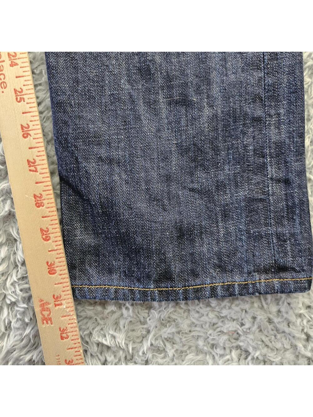 DYLAN GEORGE Selvedge Jeans 5700CS Straight Dark Wash 31 (fits 30x31) USA Made - Picture 9 of 15